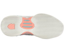 KSwiss Tennis Shoes Hypercourt Express 2 Clay/Sand Court White/Aqua Blue Kids